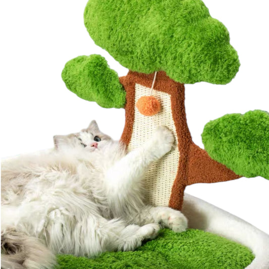 Kitty Cat Soft Bed & Scratcher
