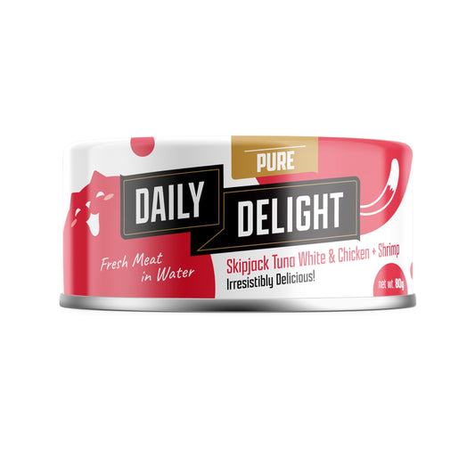 Daily Delight Pure Skipjack Tuna White & Chicken