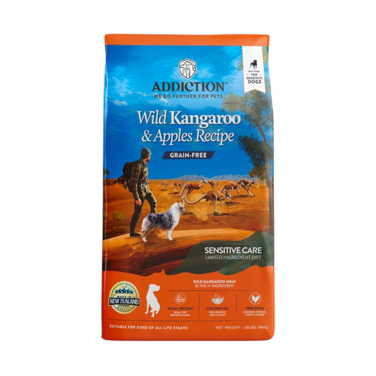 Addiction Wild Kangaroo & Apples for Dogs