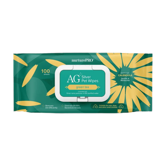 NurturePro AG+ Silver Pet Wet Wipes