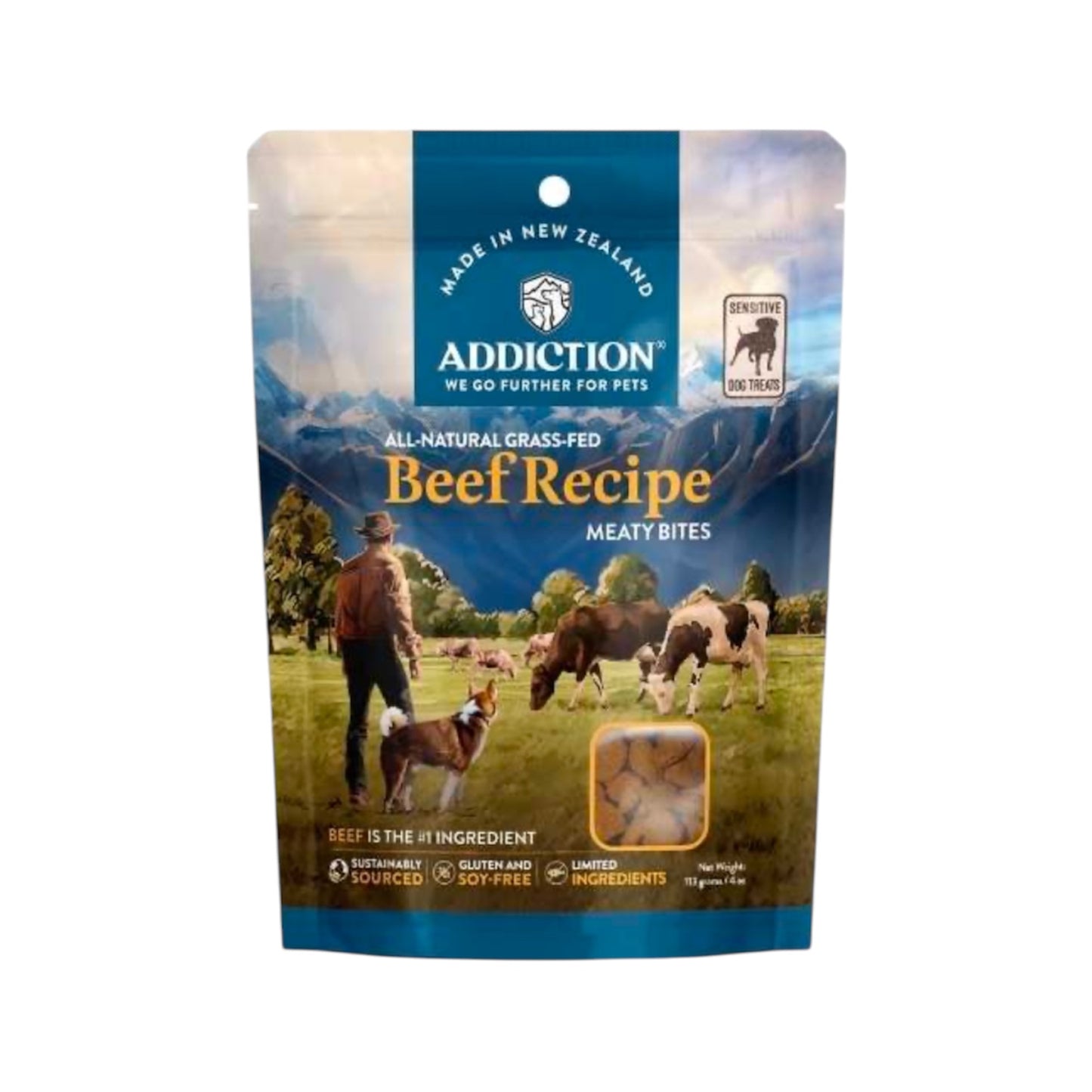 Addiction Meaty Bites - Beef (dog)