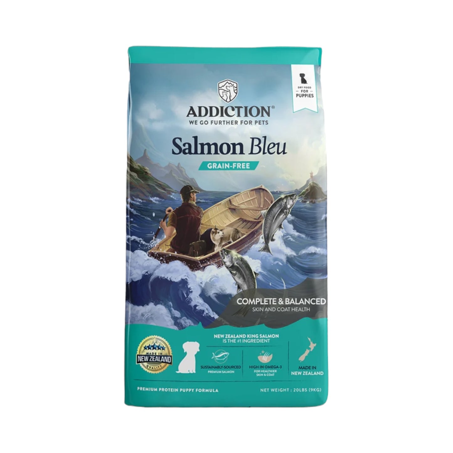 Addiction Salmon Bleu for Puppies