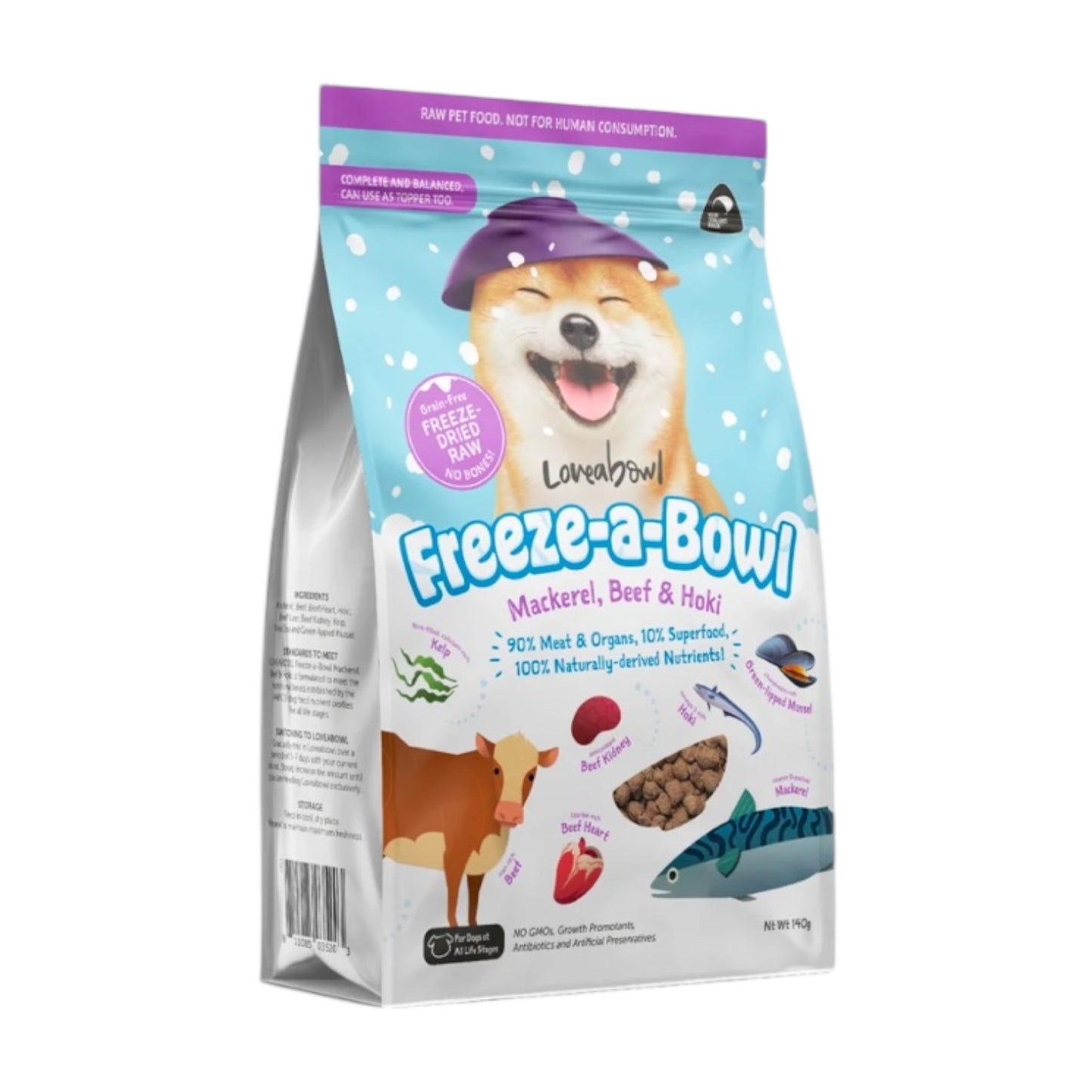 Freeze-a-Bowl Freeze-Dried Food for Dogs
