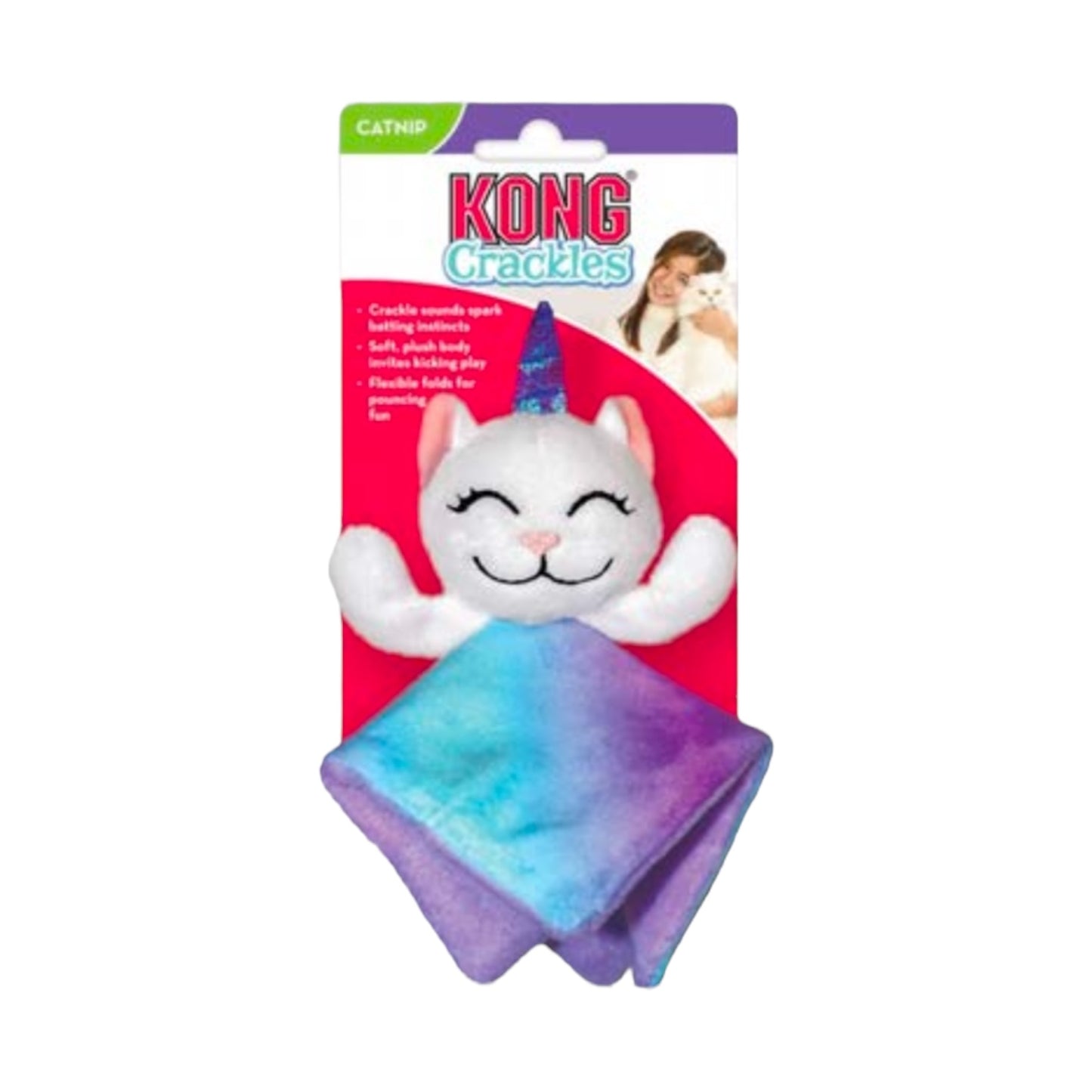 Kong Crackles Caticorn for Cat