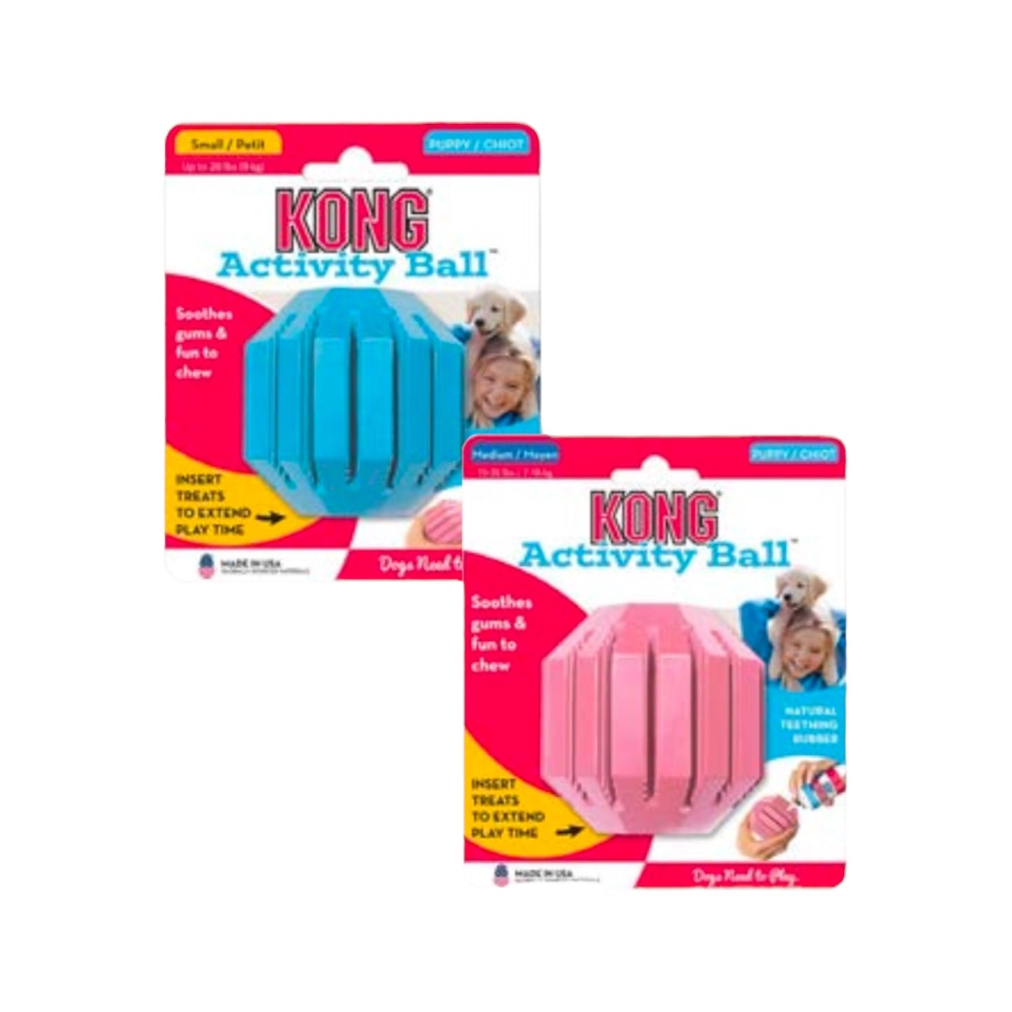 Kong Ring Puppy Activity Ball for Dog