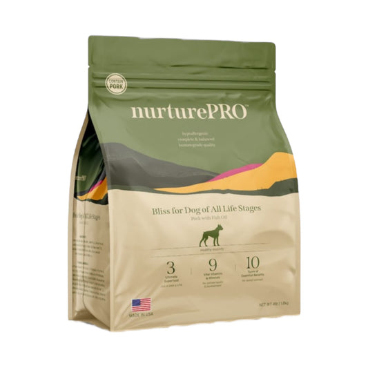Nurture Pro Bliss for Dogs of All Life Stages Pork with Fish Oil