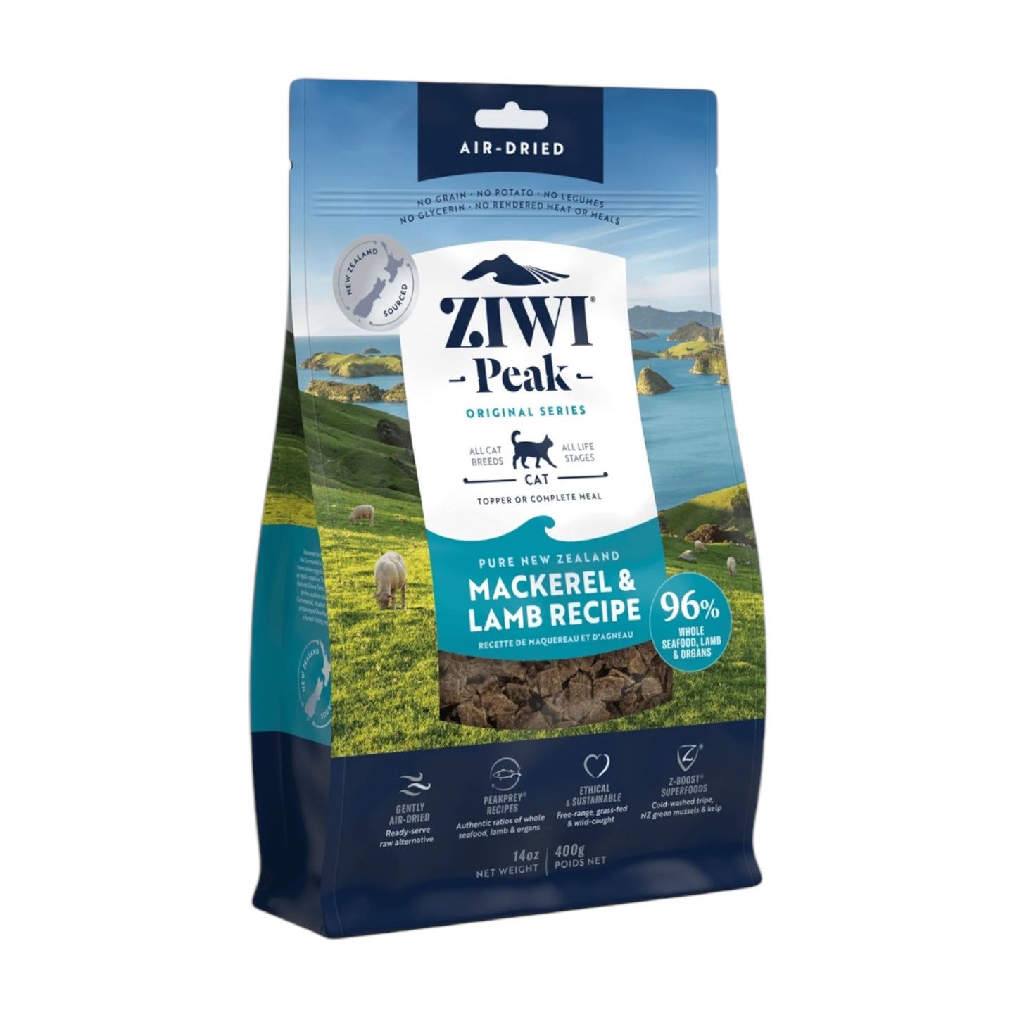 ZIWI Peak Air-Dried Mackerel & Lamb Cat Food